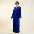 Caftan Velours Bleu