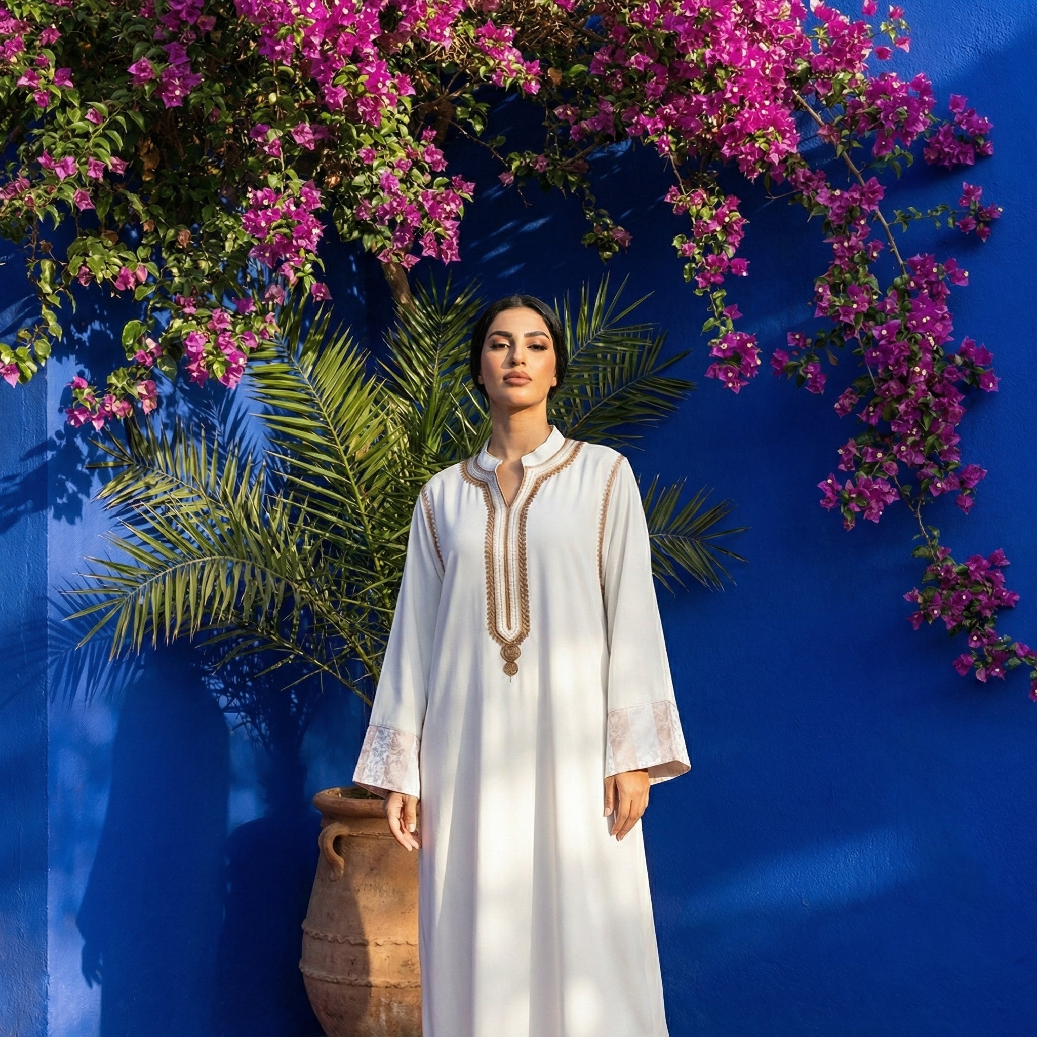 Caftan Ivoire Crêpe