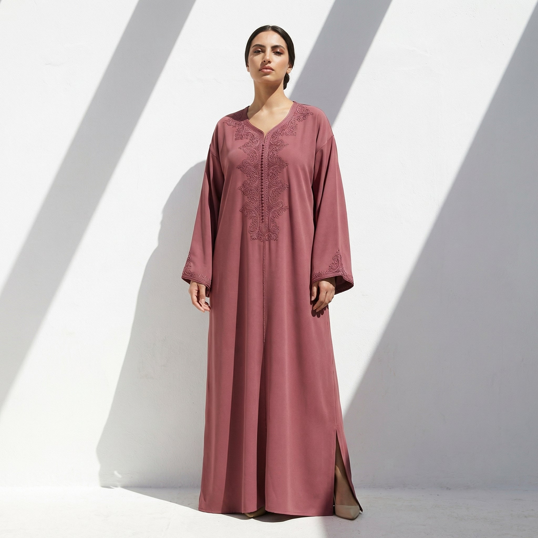 Caftan Terracotta Crêpe