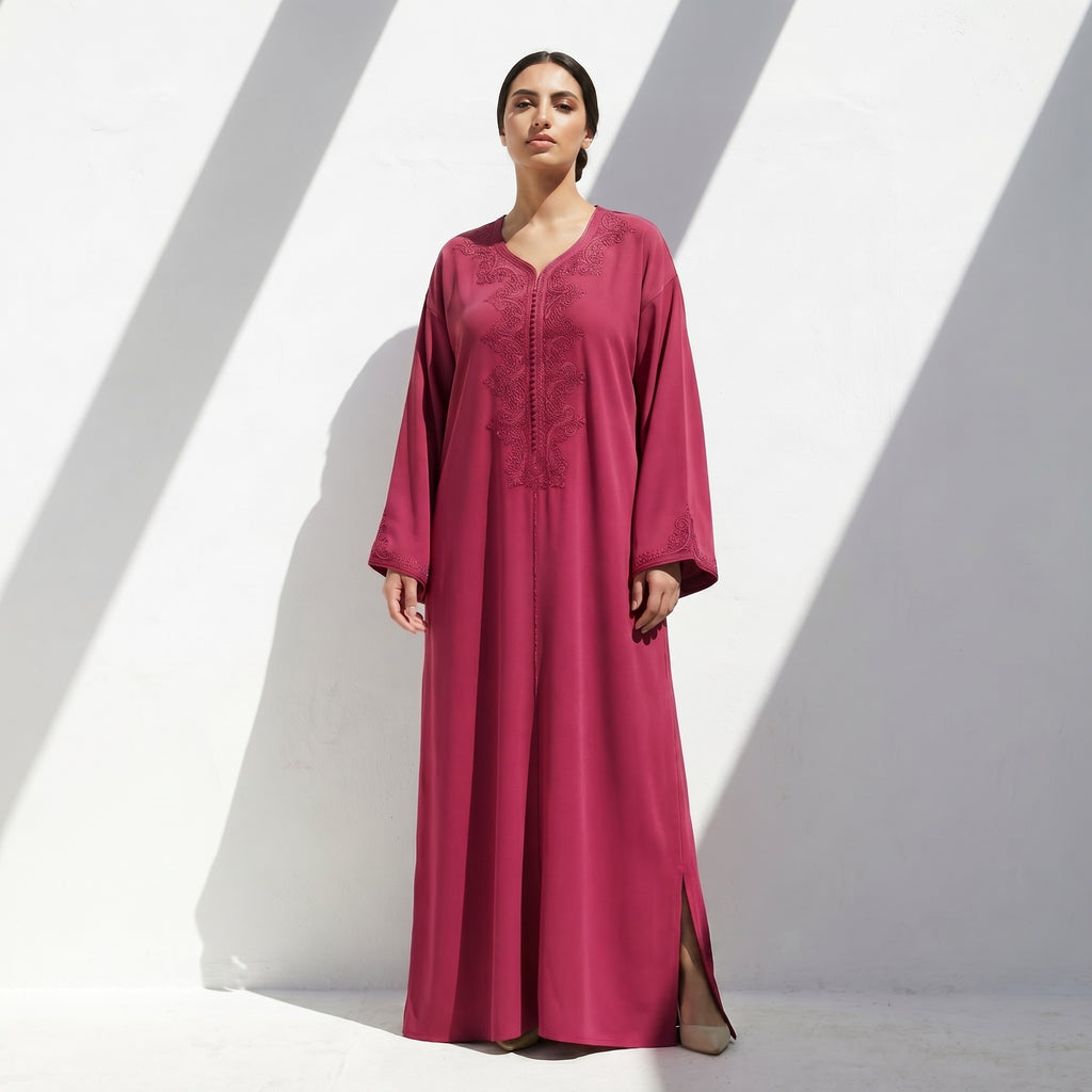 Caftan fuchsia