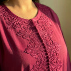 Caftan fuchsia