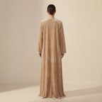 Caftan Sfifa Velours Beige