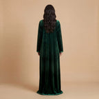 Caftan Sfifa Velours Vert