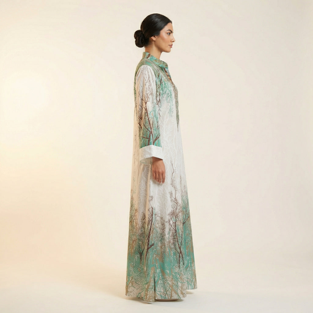 Khaleeji Print Abaya