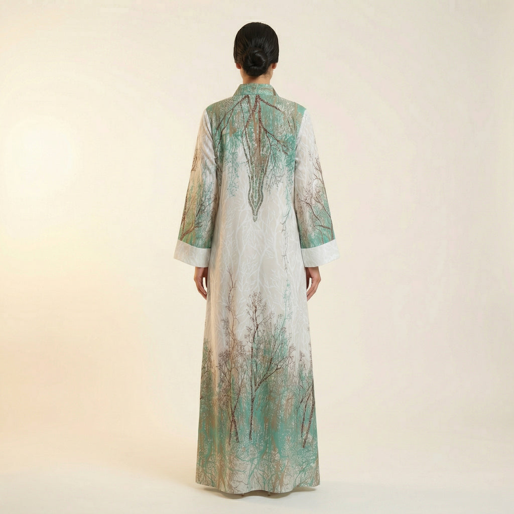 Khaleeji Print Abaya