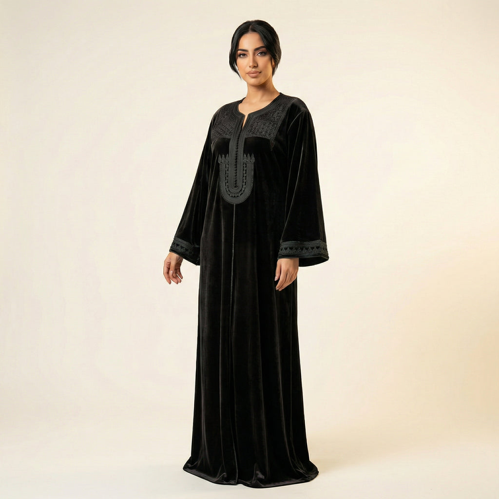 Caftan Velours Noir