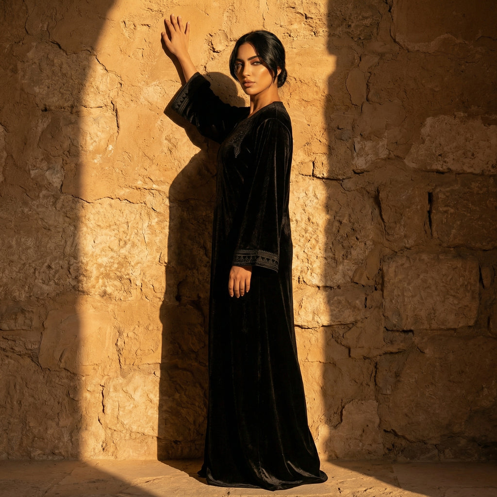 Caftan Velours Noir