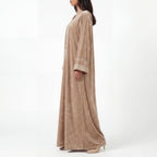 Caftan Velours Beige