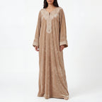 Caftan Velours Beige