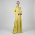 Abaya Perlée Jaune
