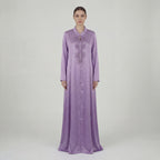 Abaya Perlée Violet