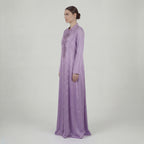 Abaya Perlée Violet