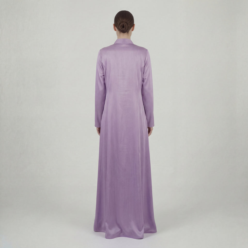 Abaya Perlée Violet