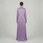 Abaya Perlée Violet