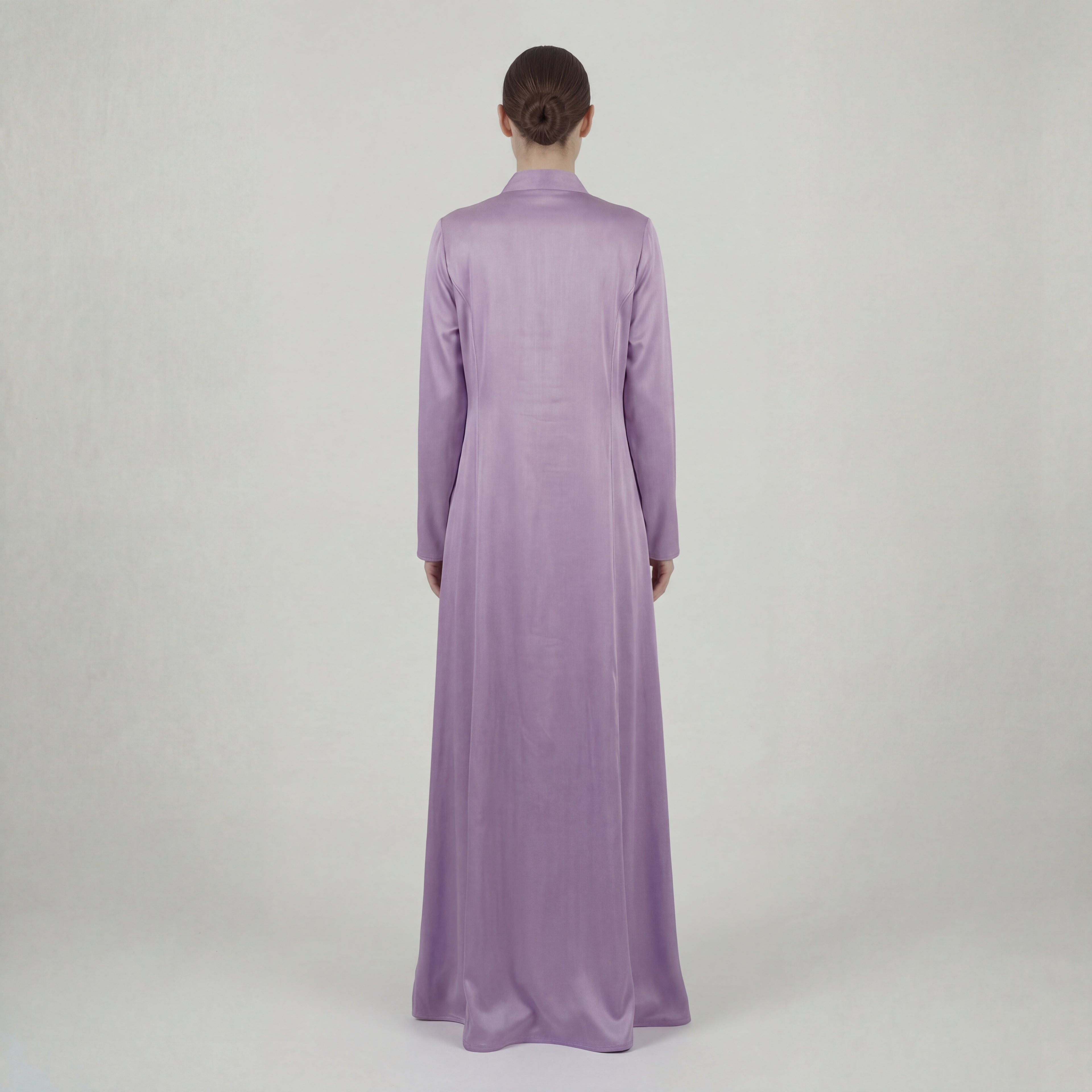 Abaya Perlée Violet