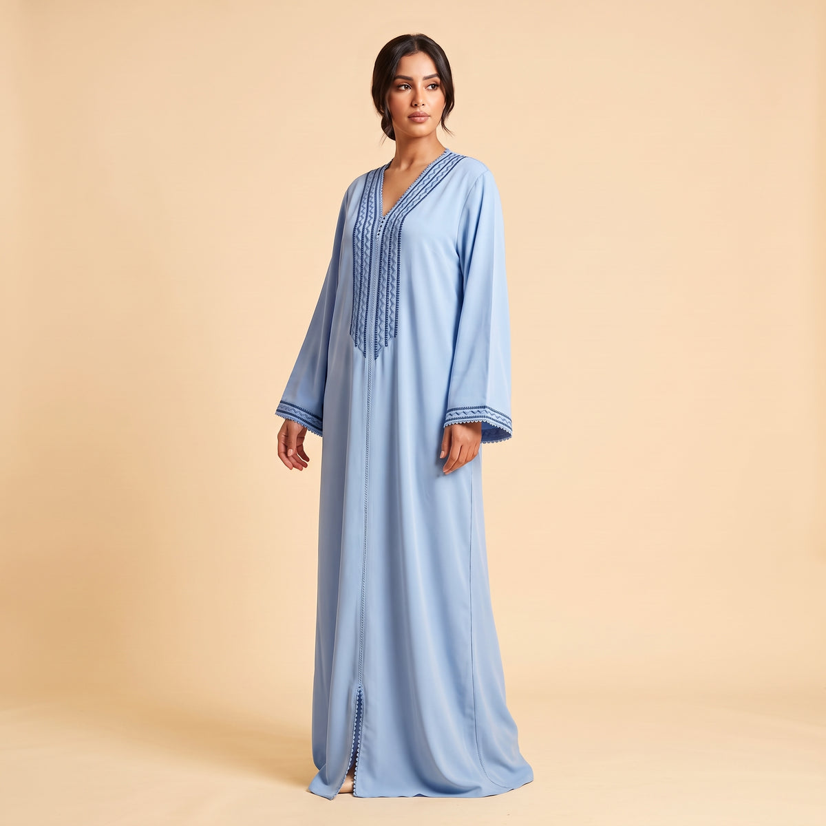Kaftan mit handgefertigter Randa