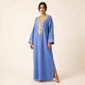 Caftan bleu tarz rbati sfifa