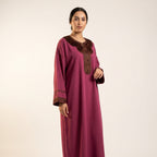 Caftan mortadelle sfifa marron