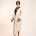 Caftan lin crème sfifa