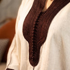 Caftan lin crème sfifa