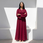 Red Makhzani caftan