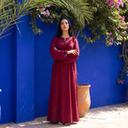 Red Makhzani caftan