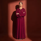 Red Makhzani caftan