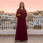 Red Makhzani caftan