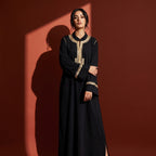 Caftan noir et doré