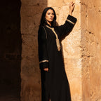 Caftan noir et doré