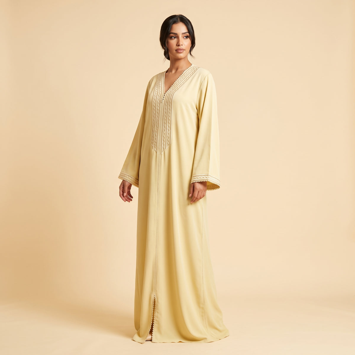 Kaftan mit handgefertigter Randa