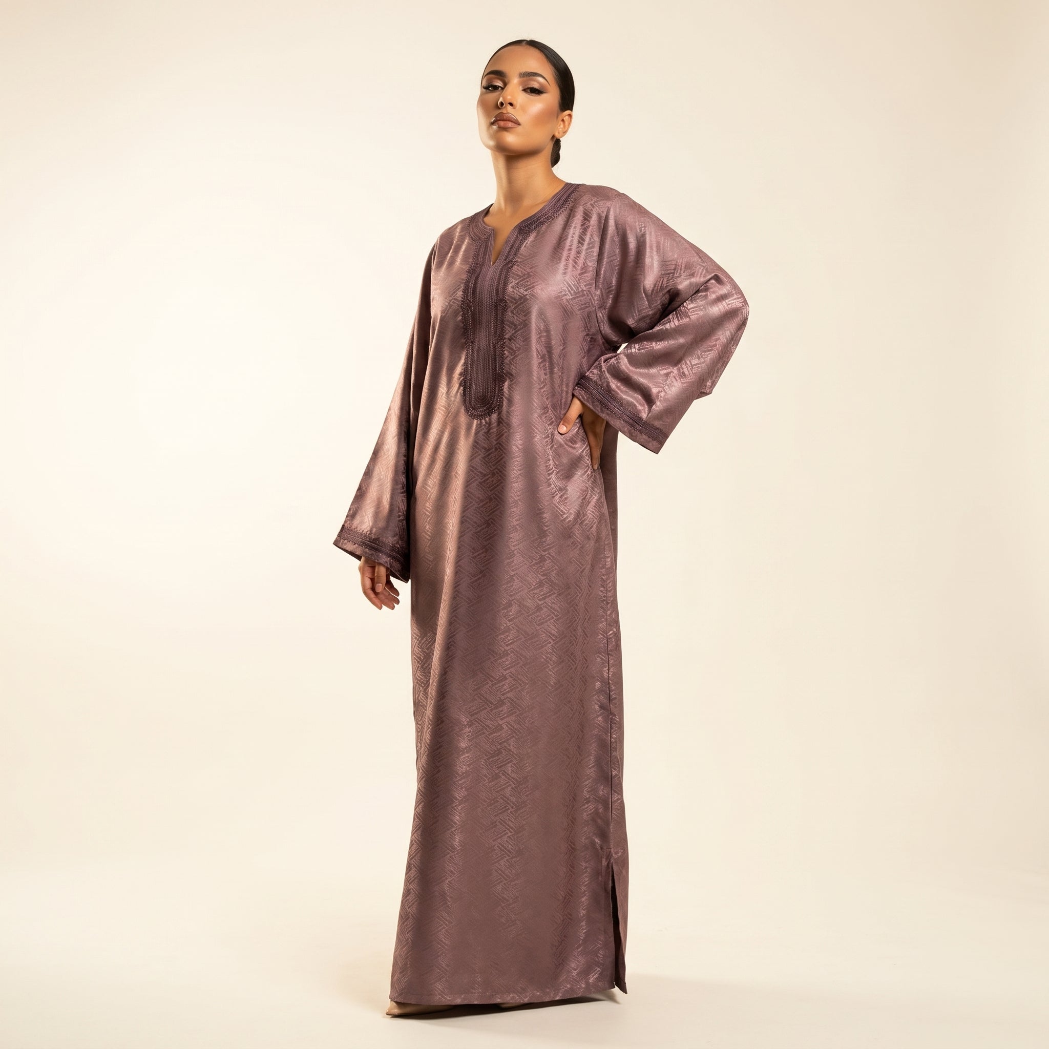قفطان بني شوكولا