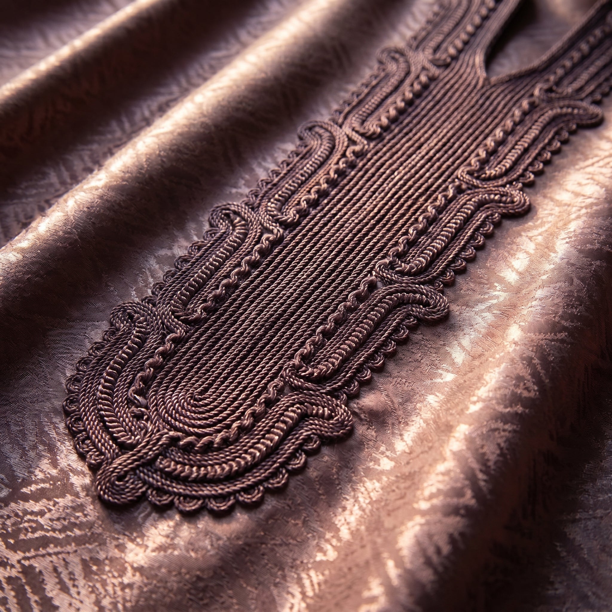 Chocolate brown kaftan