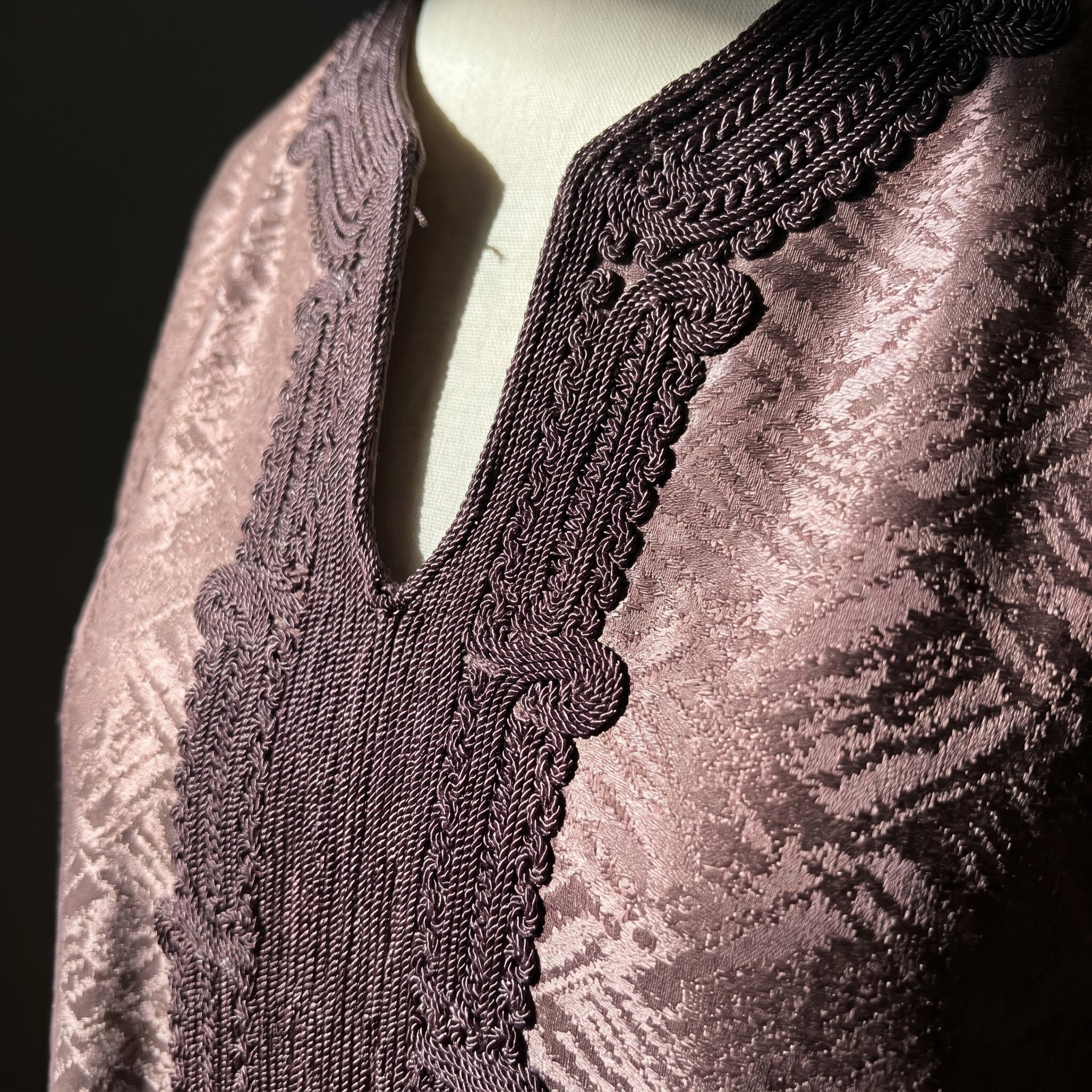 Chocolate brown kaftan