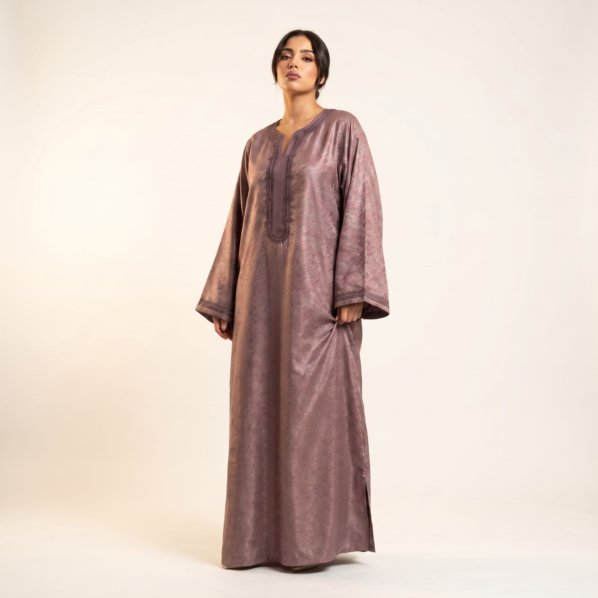 Chocolate brown kaftan
