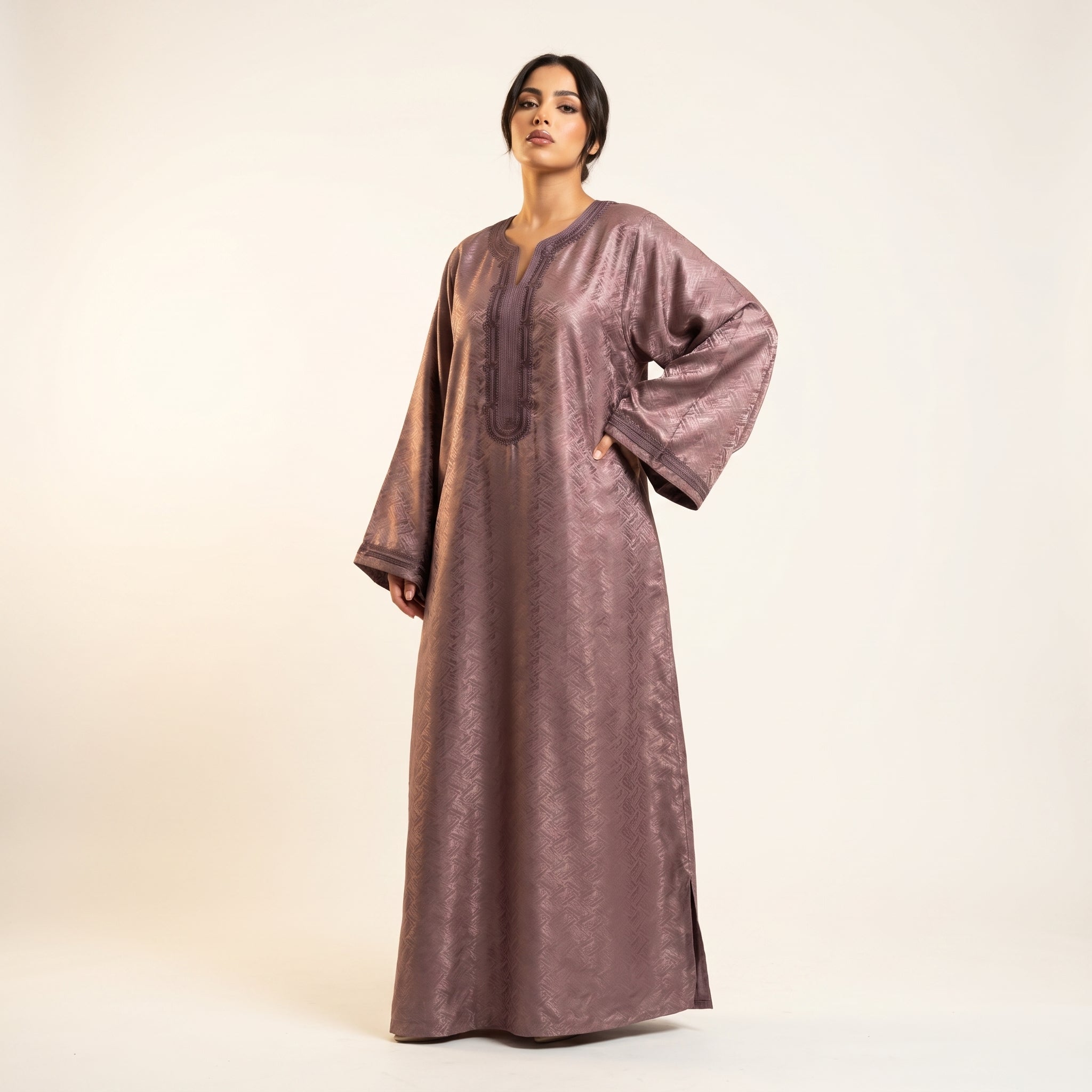 قفطان بني شوكولا