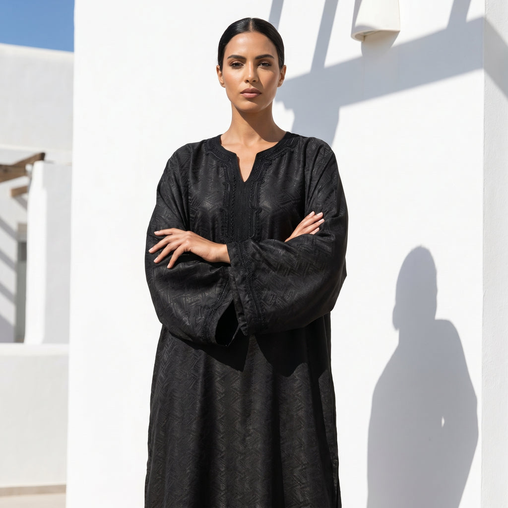 Caftan Kamkha noir