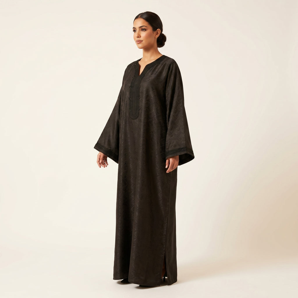 Caftan Kamkha noir