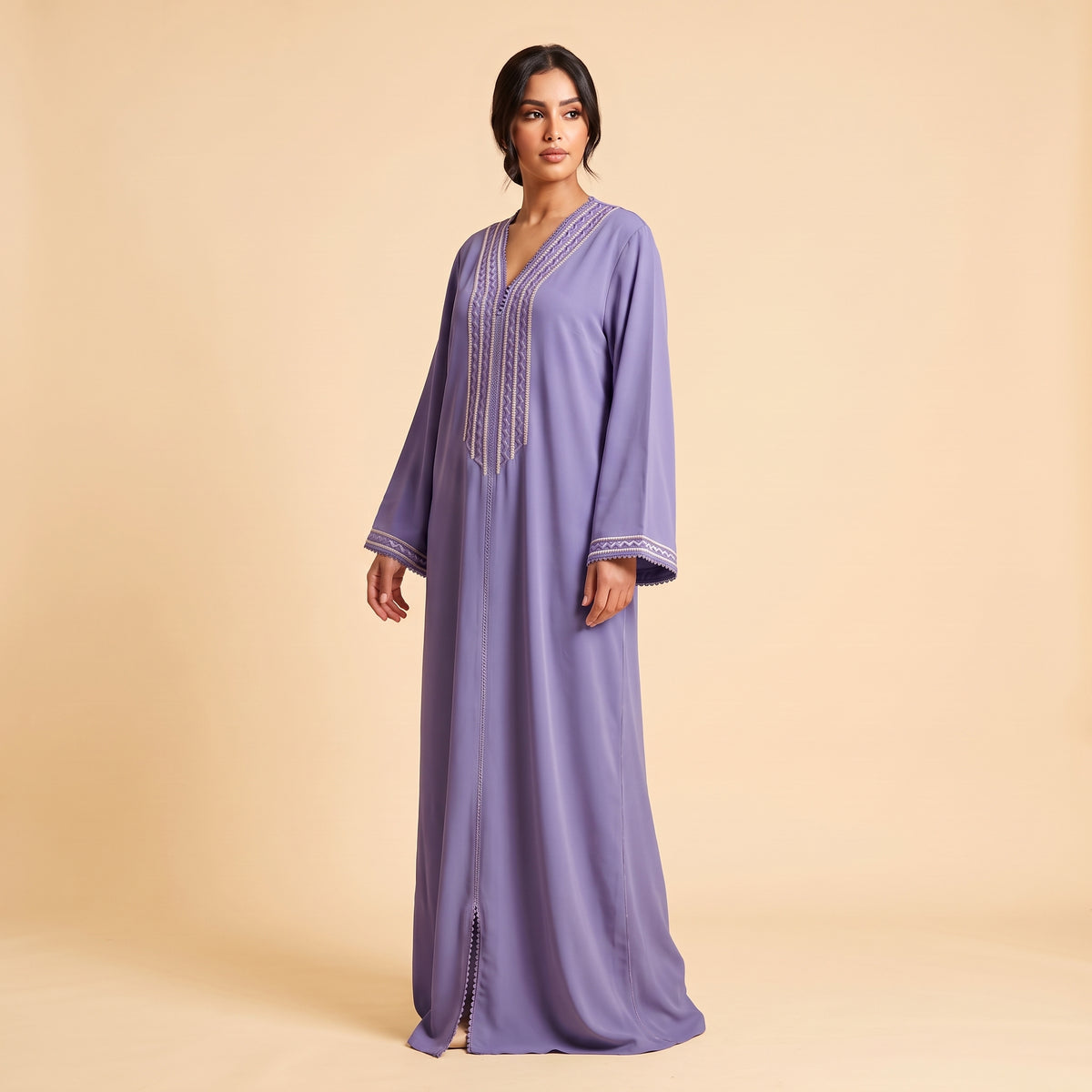 Kaftan mit handgefertigter Randa