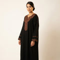 Caftan noir sfifa marron