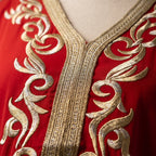 Caftan rouge tarz rbati sfifa