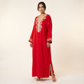 Caftan rouge tarz rbati sfifa