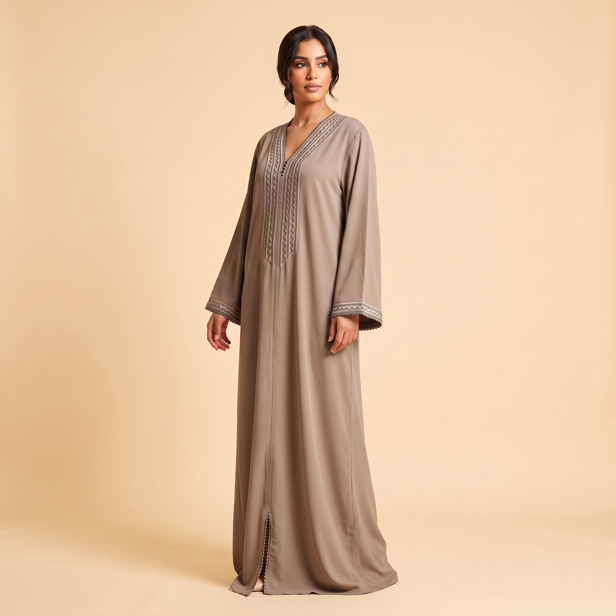 Kaftan mit handgefertigter Randa