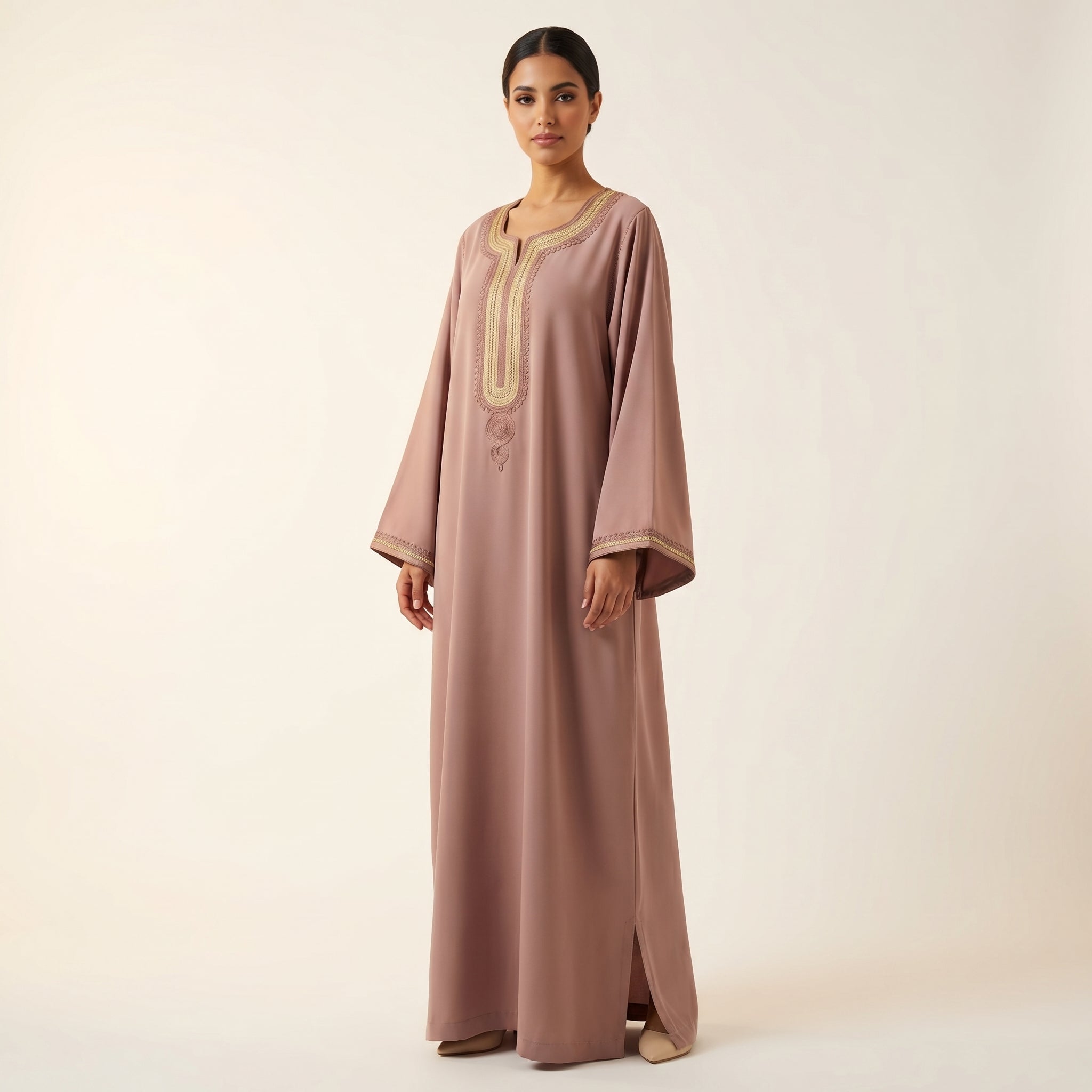 Taupe kaftan