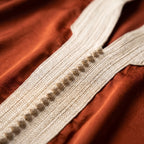 Caftan terracotta sfifa ivoire
