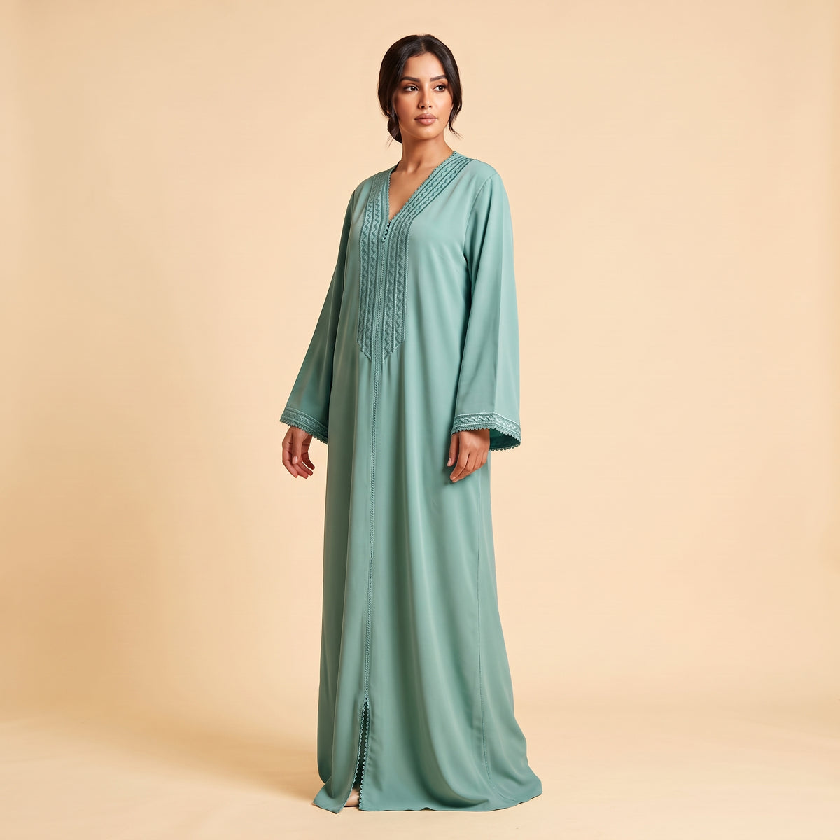 Kaftan mit handgefertigter Randa