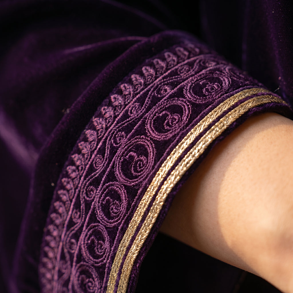 Caftan Velours Tarz Doré