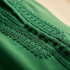 Emerald green caftan