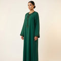 Emerald green caftan