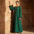 Emerald green caftan